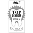 Top Dentist Winner 2017 Richmond Magazine