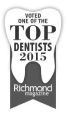 2015 top dentist in richmond va award logo - river run dental