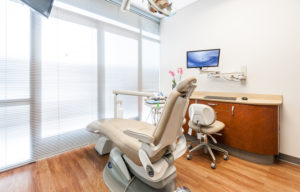 River Run Dental patient chair (side angle)