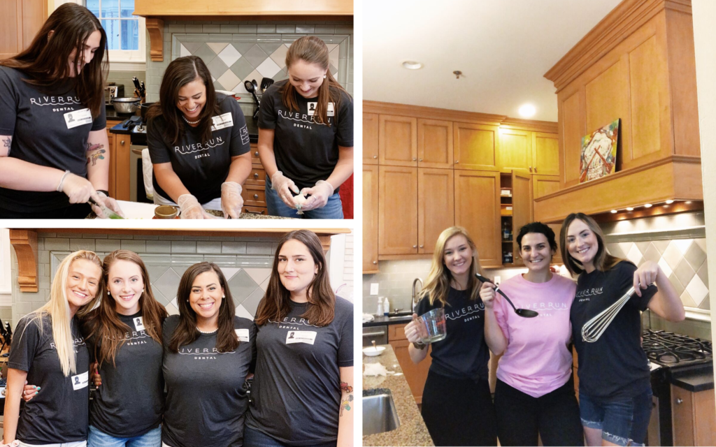 Our team serving at the RMHC