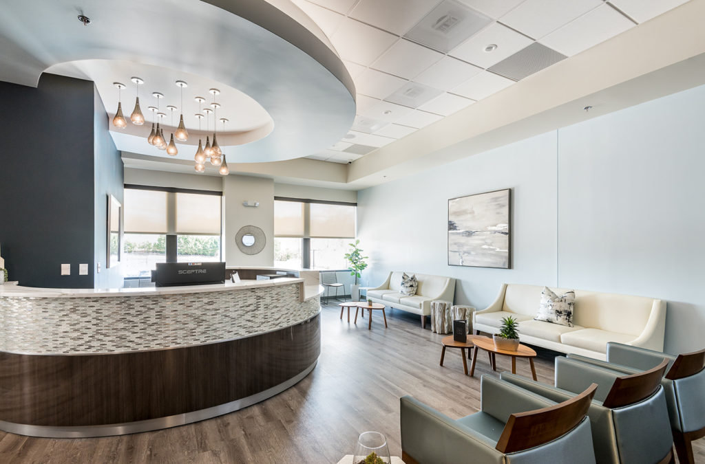 Photo of the front office of a dental practrice