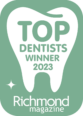 Top Dentist Winner 2023 Richmond Magazine